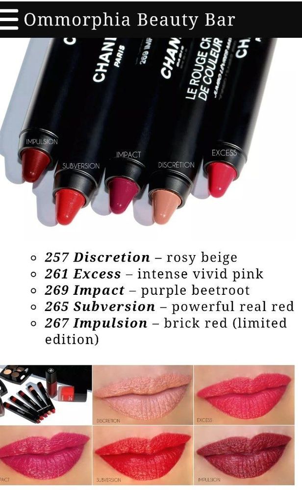 Review & Swatches: Chanel Le Rouge Crayon de Couleur