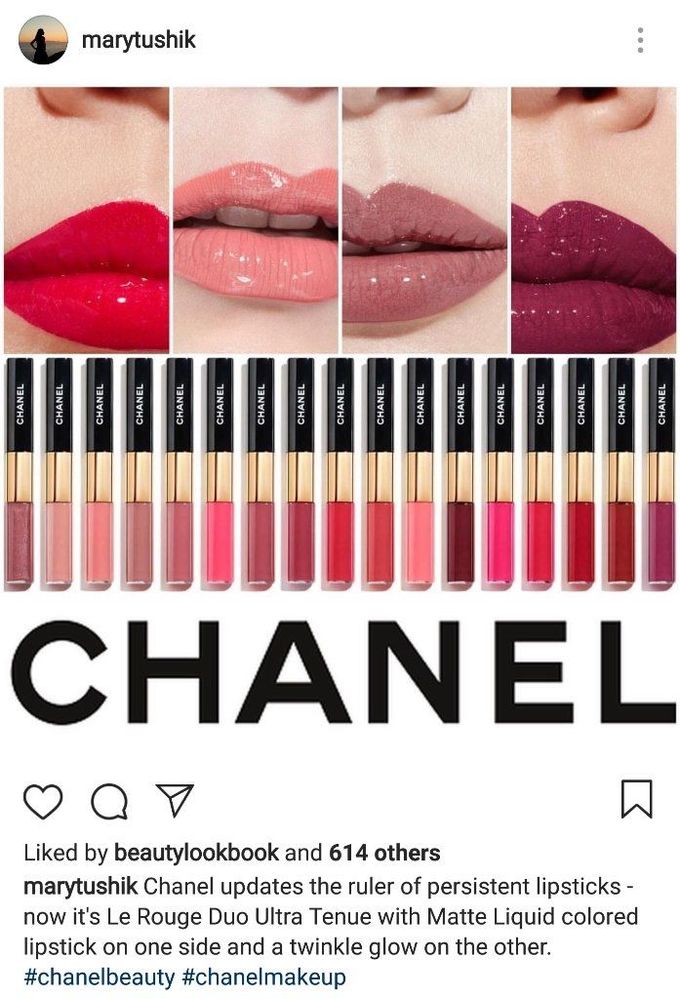 chanel 2  Chanel lip, Chanel makeup, Lipstick