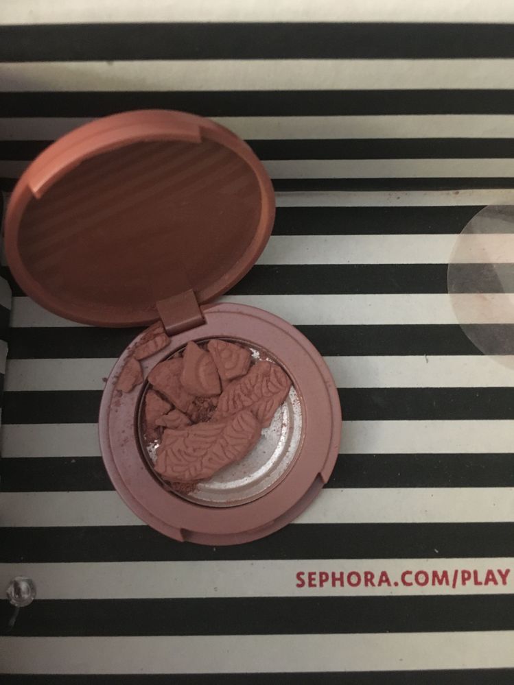 Broken Blush when delivered. So sad!!!