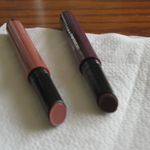 Sephora Melting Lip Clicks in 01 Caramel and 03 Blackberry