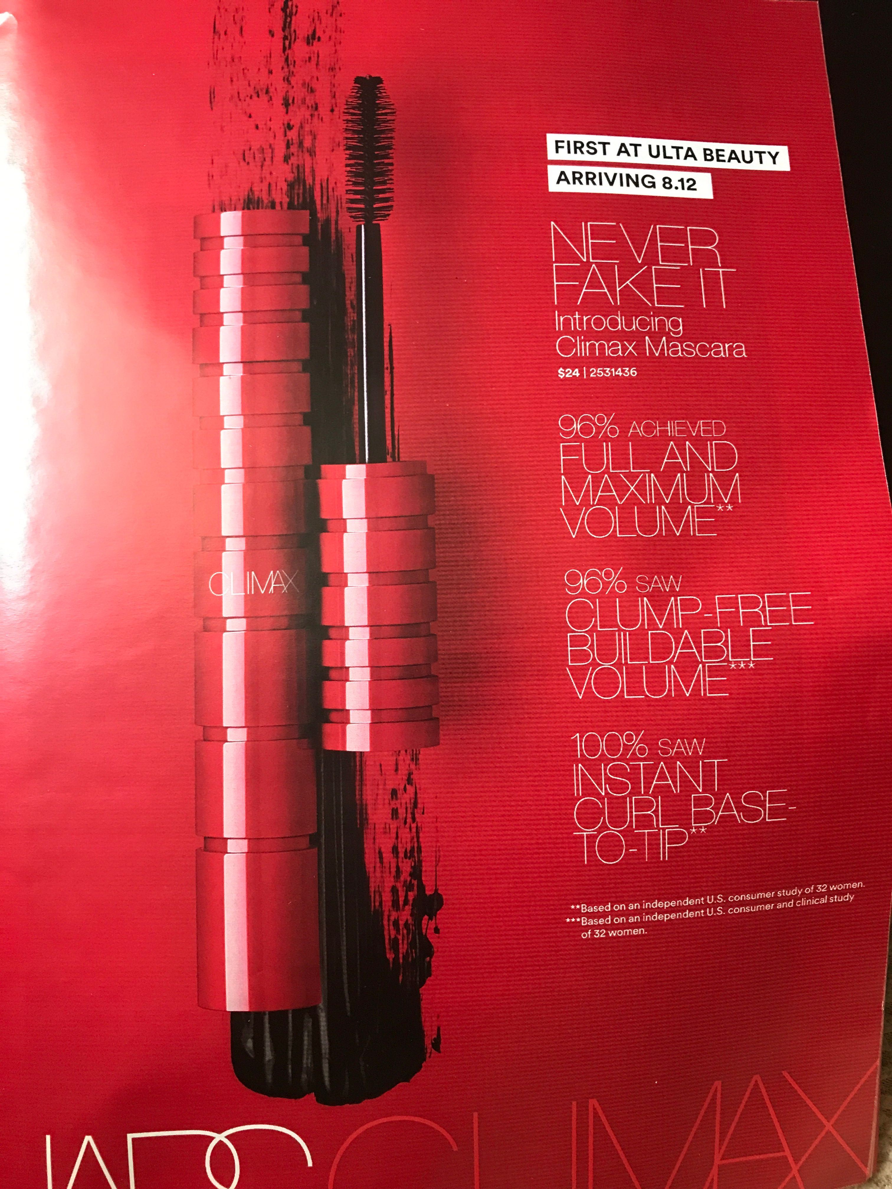 NARS Climax mascara Beauty Insider Community