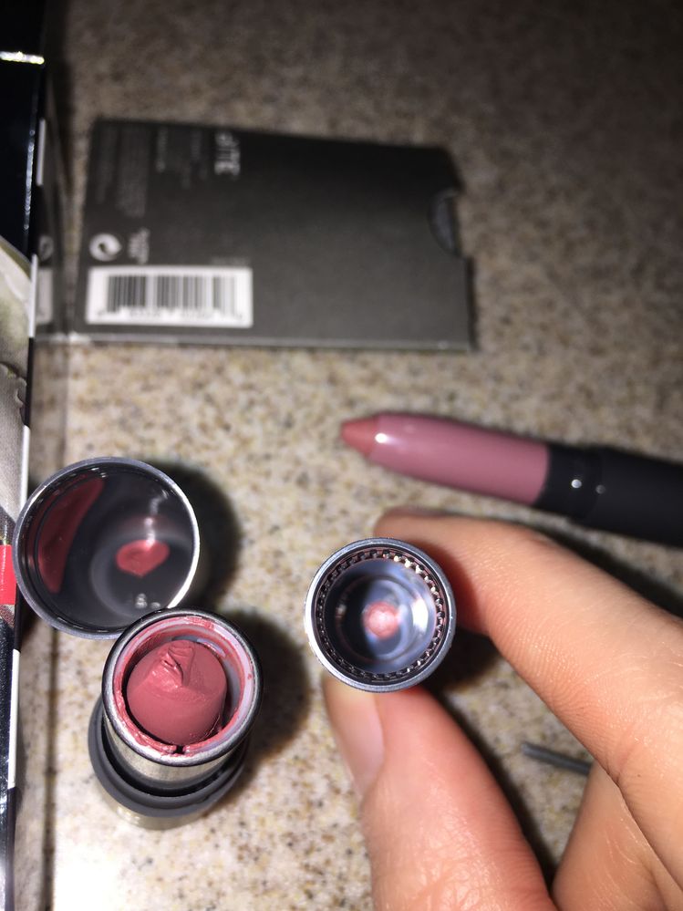 Both lipsticks were damged. Melted in the tube.