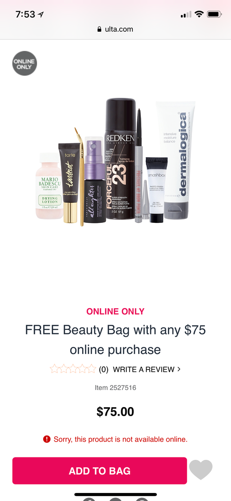 I tried to use product id 17691085 but it brought me to this. :-( Now claims to be “Offer valid 8/17/18-8/25/18 or while quantities last.”