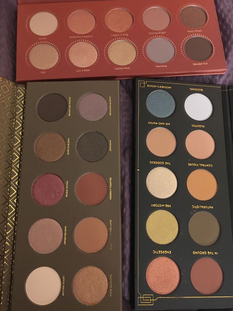 This picture cannot do these palettes justice. The shadows are so smooth, pigmented and overall beautiful shades.