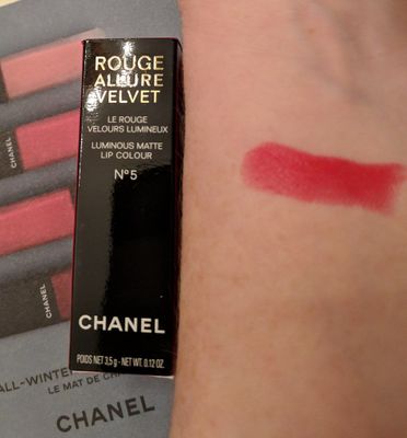 CHANEL Rouge Allure Luminous Matte Lip Colour Full Size Red No. 5 for sale  online