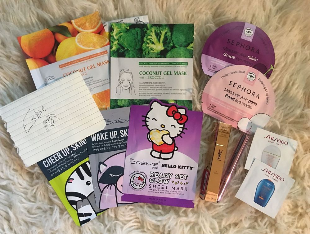 YSL! Hello Kitty Mask! Sephora Eye Masks!