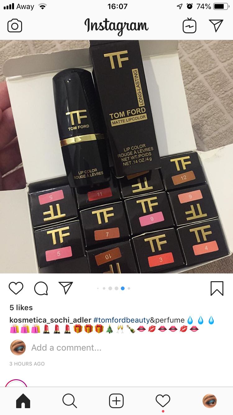 Tom ford batch code