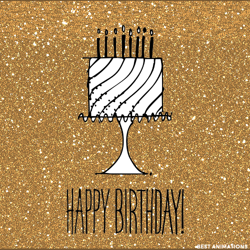 happy-birthday-cake-on-gold-glitter-stylish-hipster-cute-animated-gif
