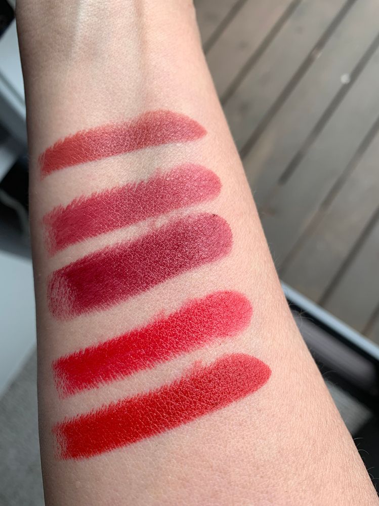 Top to bottom: Undone, Royal, Darkroom, Electra, Phoenix