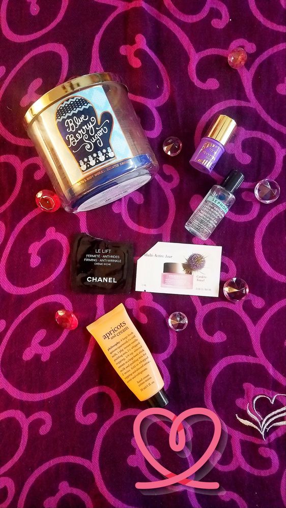 The best of my empties!  The Blue Berry Sugar Candle smelled absolutely amazing, I love the Tarte Frxxxtion Stick for a gentle exfoliant (and it's great for travel), and I may have to buy a full-size bottle of the Sephora eye makeup remover because it worked really well!