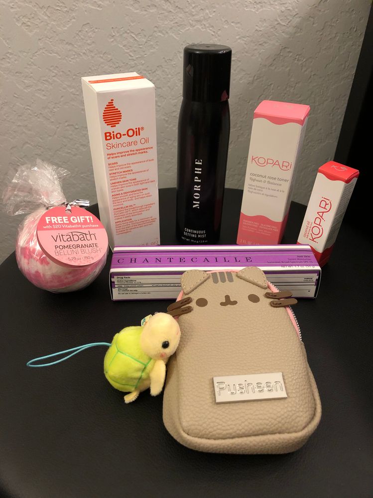 Ulta haul with gwp, Claire’s (Pusheen), Bloomingdales (Chantecaille), Urban Outfitters (Turtle)