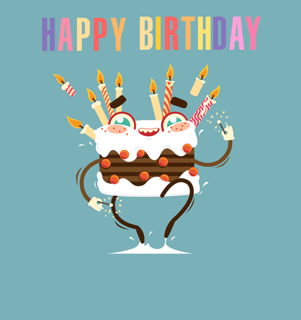 happy birthday cake with candles gif.gif