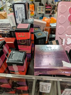 They had a couple different colors of UD highlighters and several shades of Vice liquid lipsticks.