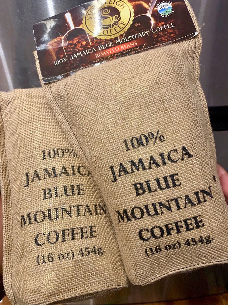 2 of my bags of treasure from Jamaica.