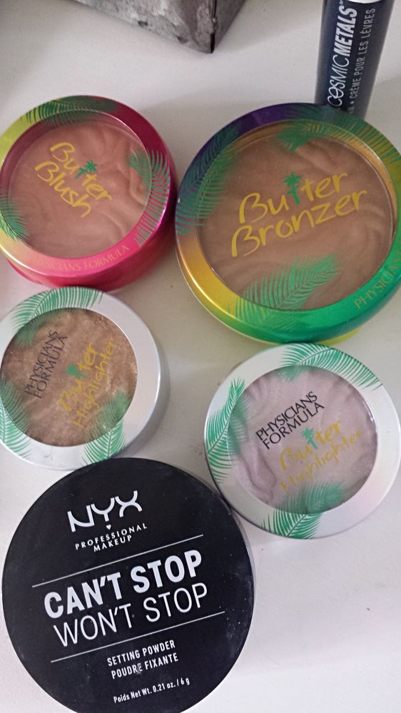 Butter bronzer on top right