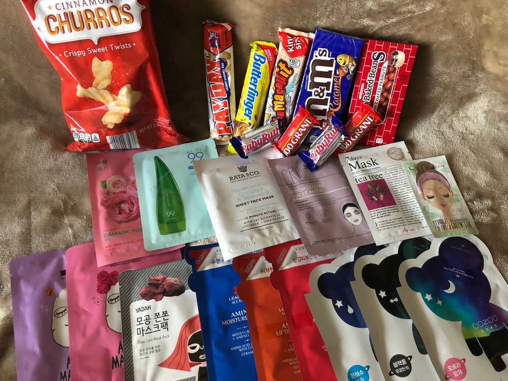 So excited to try out some new masks AND candy!!