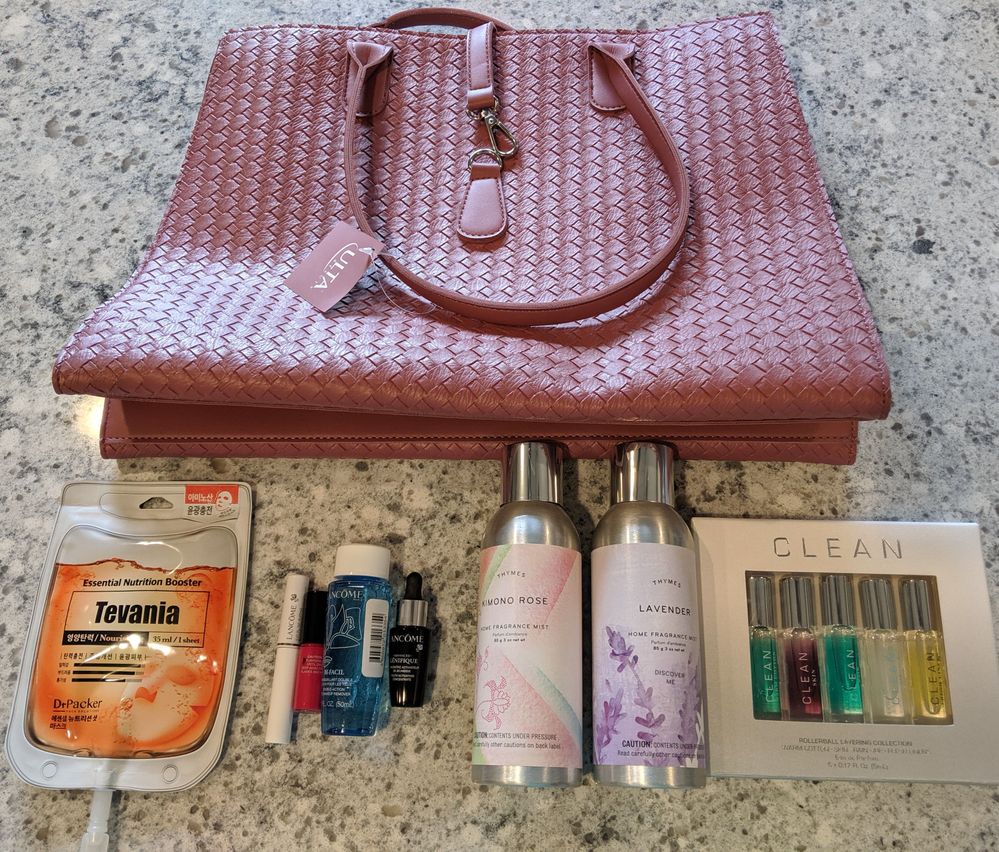 Ulta: I couldn't resist the fragrance tote GWP and the Lancome GWP