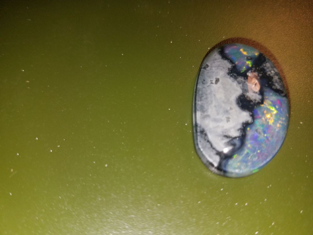 Some opal, some not, cool pattern