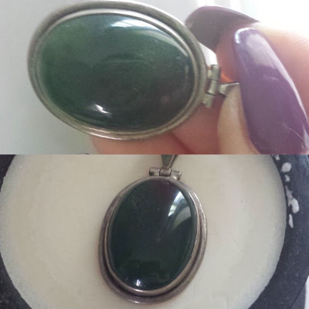 Bloodstone pendant