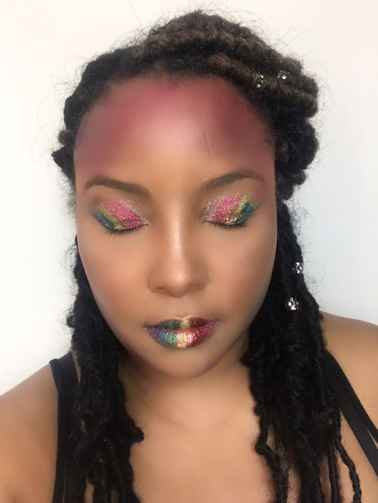 When you’re free to express your inner glitter!