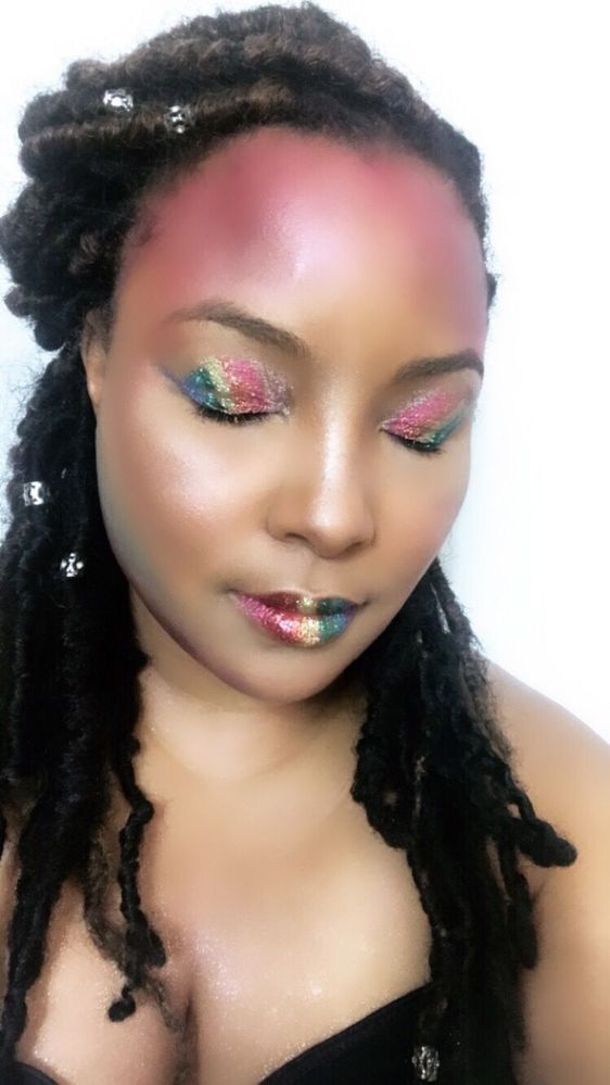 When you’re free to express your inner glitter!