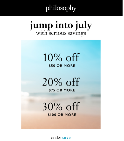 offer valid from june 30 (12:01 am est) to july 2 (11:59pm est), 2019