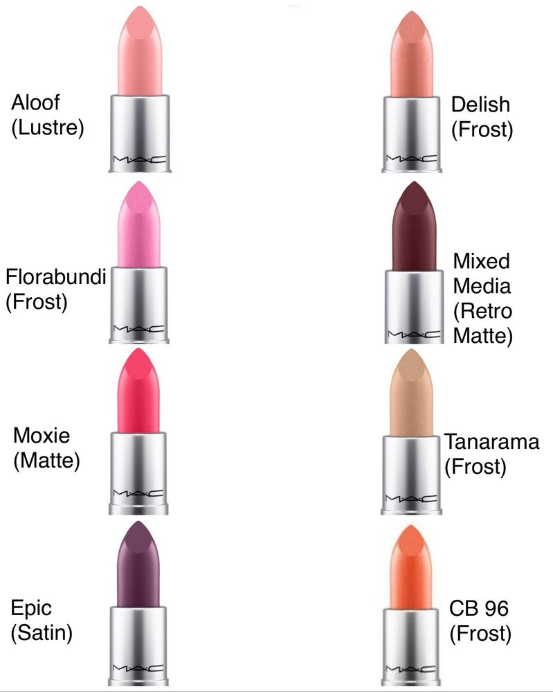 MAC Nat’l Lipstick Day 2019 offer: the 8 shades to pick a freebie from, with $25 USD purchase.