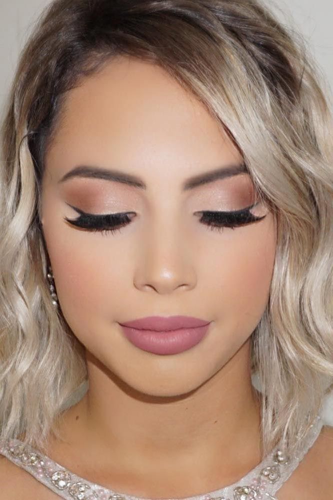The makeup style I am wanting.  Mainly what I love about this look is the amazing coverage, and the lipstick, but I would need something lighter.  I am paler than this. Though I plan to have a slight tan.