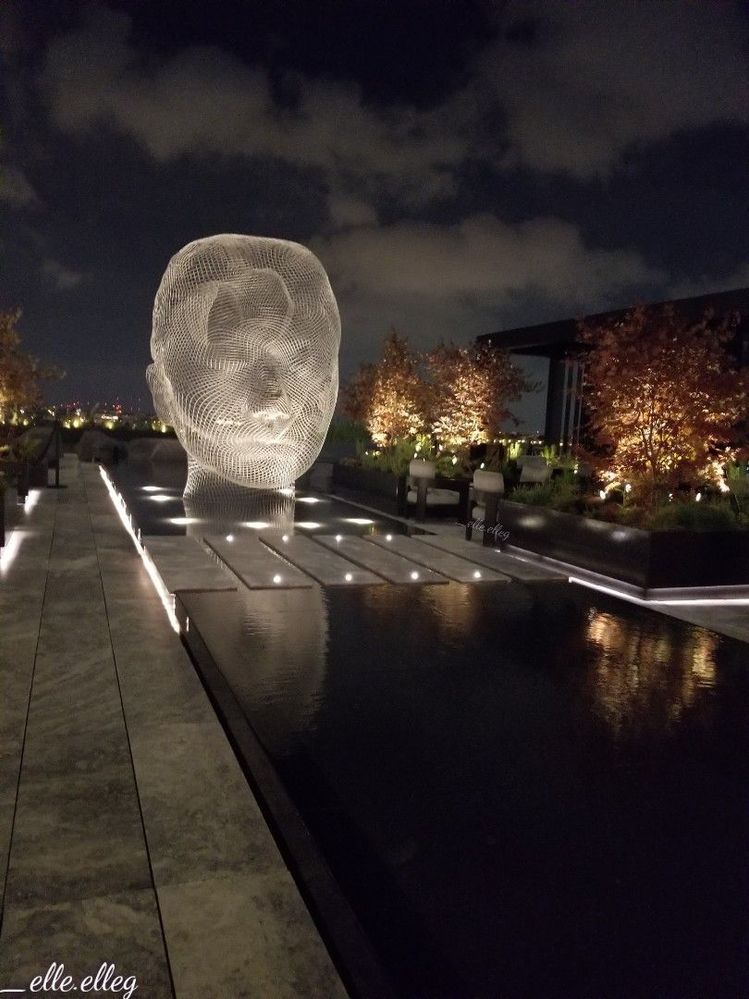 Hotel Terrace at Night