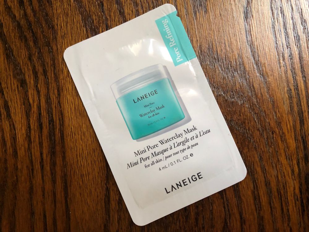 L week - Laneige Mini Pore Waterclay Mask