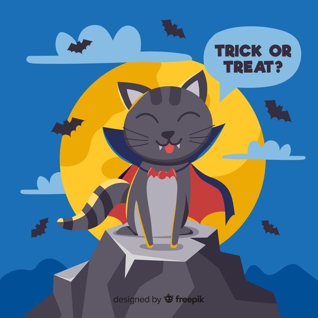 cute-hand-drawn-vampire-cat-with-cape_23-2148265686