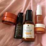 I am using Kiehl’s Vitamin C Line Reducing Concentrate a few mornings a week. It’s a repurchase. But I have samples of other Vitamin C. My plan was to use 1-2 Vitamin C products in the AM under make up and use an AHA product in the evening. Maybe acids just a few evenings a week? I also have a Neutrogena Rapid Repair Tone Retinol that is just hanging out in my medicine cabinet.