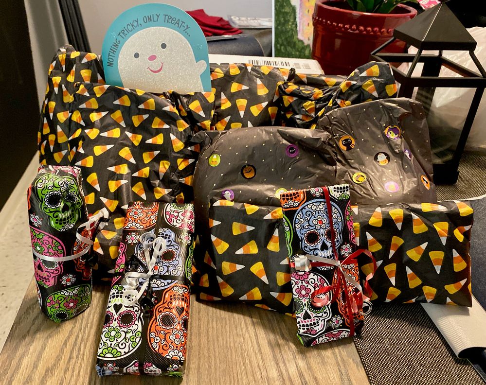 Beautiful wrapping skills!