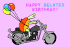 happy belated birthday turtle.gif