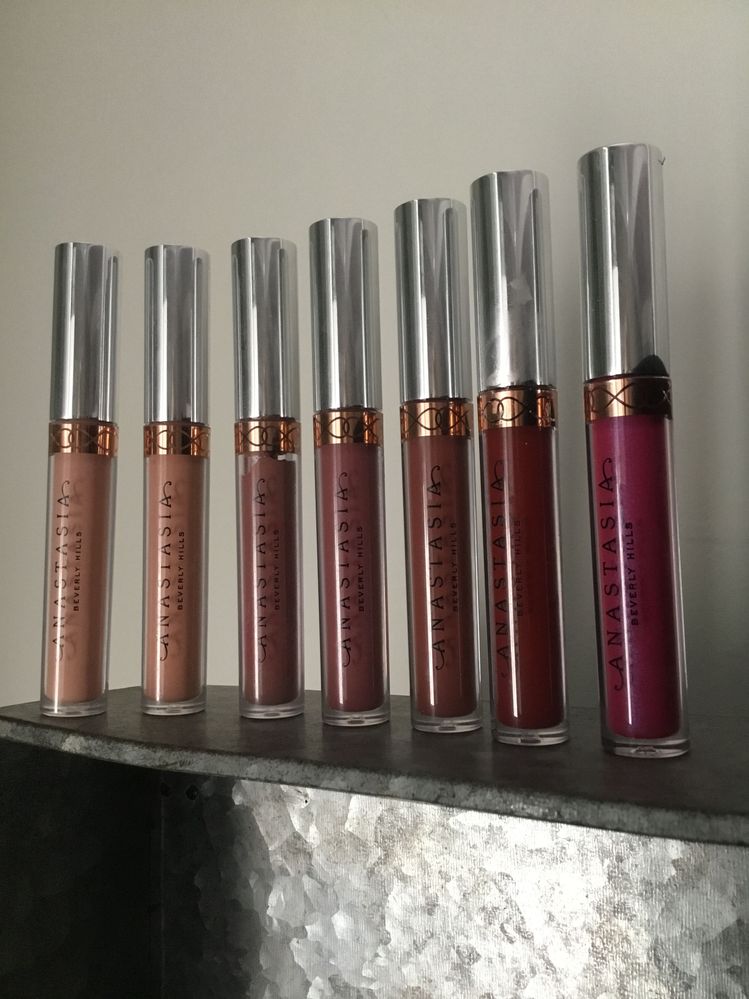 My collection of ABH liquid lipsticks