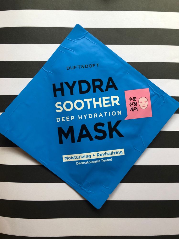 D - Duft & Doft for Deep hydration -  I picked this one out of the communal bin. It promises deep hydration. It is hydrating but I wouldn't say it's deeply hydrating. It's a good basic mask.