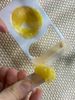 Tiny scoop of scrambled egg blend