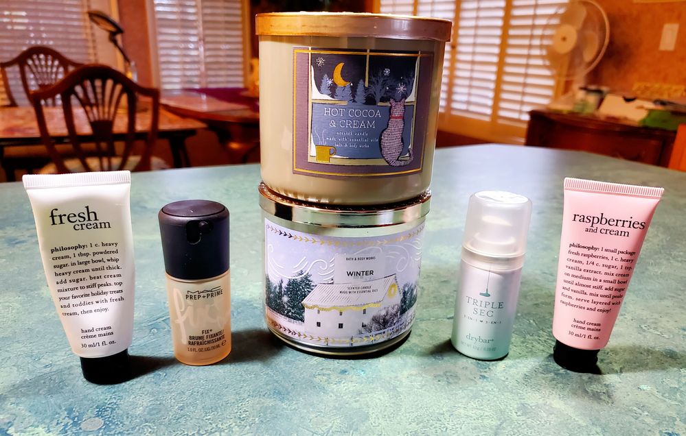 Would it be one of my Empties WITHOUT B&BW candles or Mac Fix+?