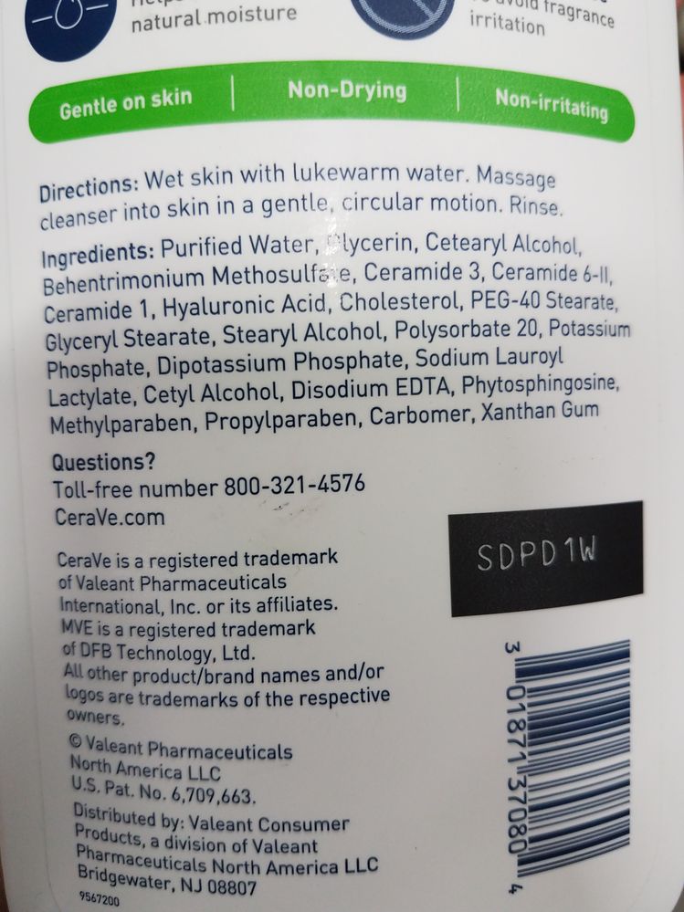 cerave hydrating cleanser formula change