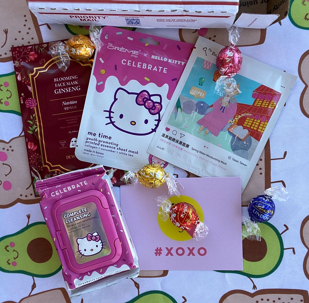 Masks I cannot wait to try - love ginseng, Hello Kitty, and curious about My Beauty Diary.