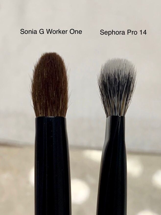 Side profile of Sephora Pro 14 vs. Sonia G Worker Pro.