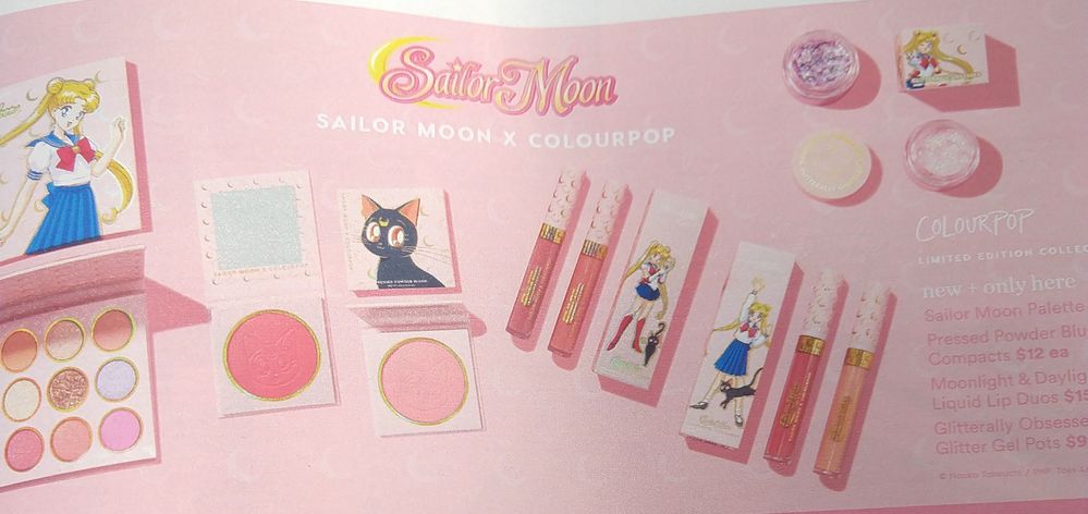 Colourpop x Sailor Moon is coming to Ulta