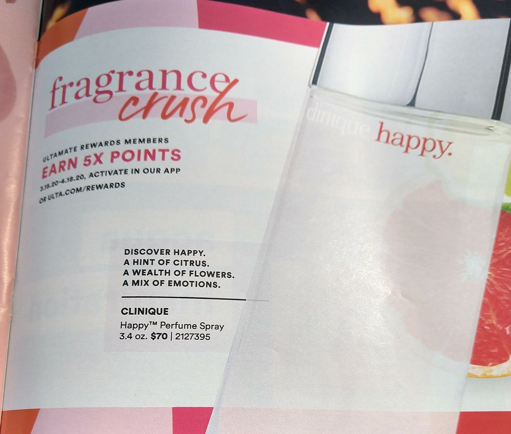 Next Fragrance Crush is Clinique Happy