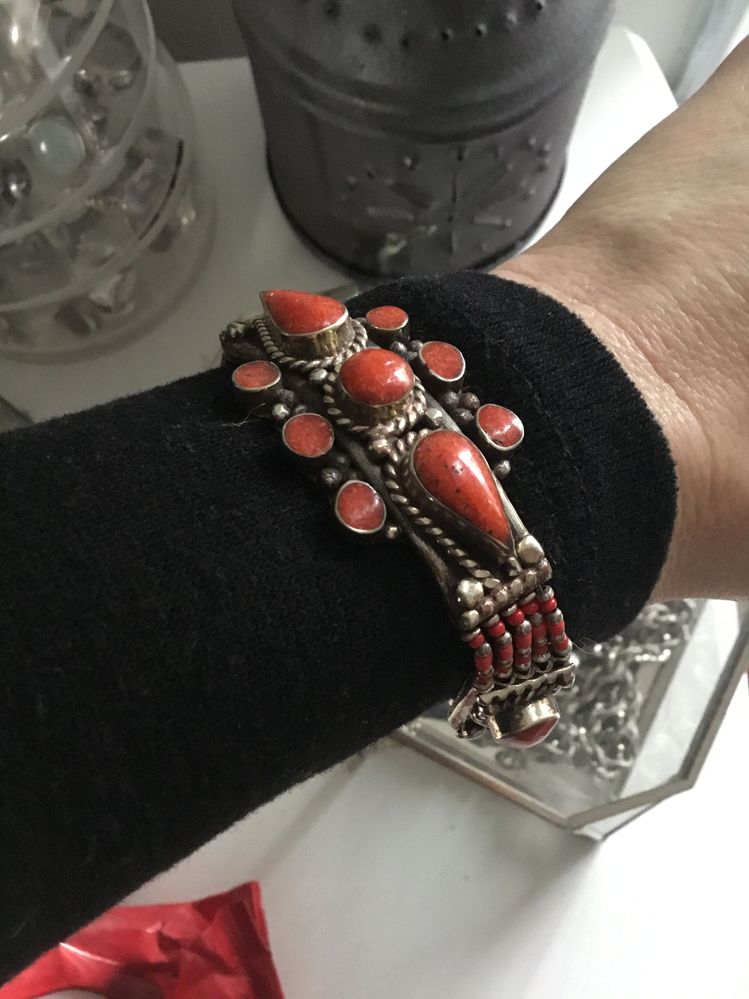 My bracelet inspired the orange