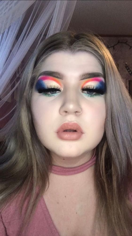 Look by number using James Charles palette and jaclyn hill palette