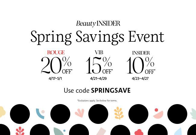 Spring Savings Event 2020 FAQs - Beauty Insider Community