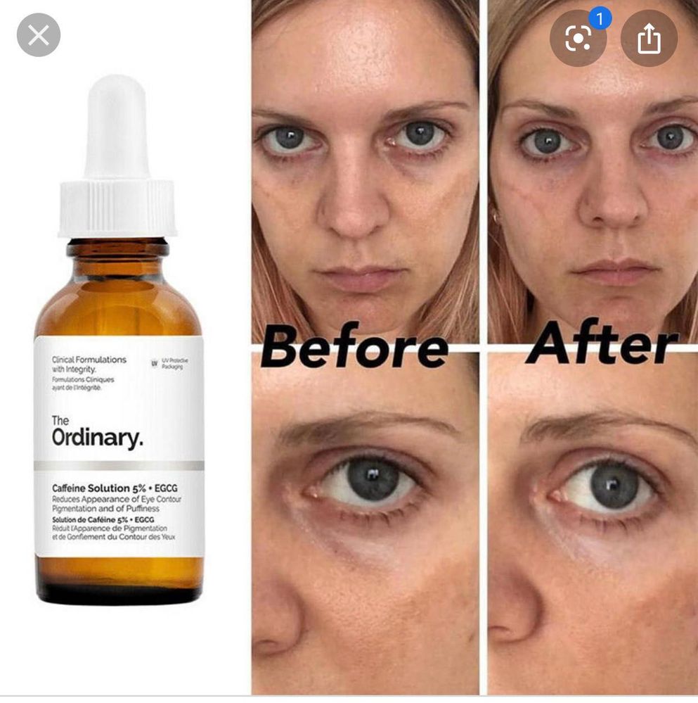ordinary caffeine solution dark circles