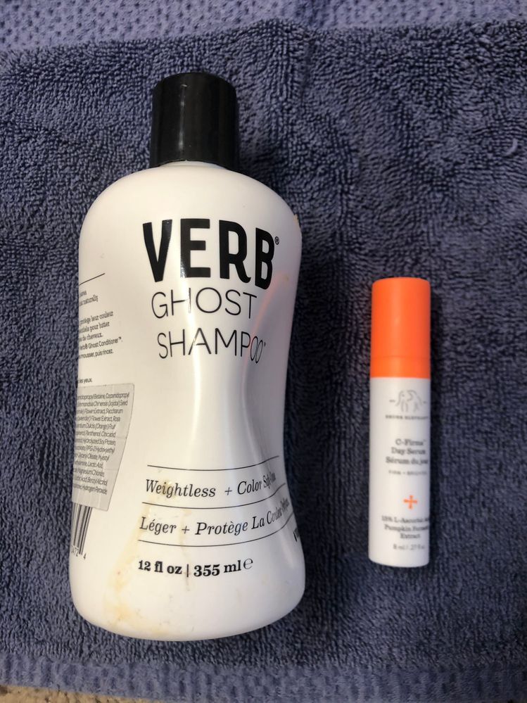 Nah- verb shampoo left a greasy film at times. Used up on my daughter since she only washes her hair a few times a weeks. Drunk elephant irritated my skin. They reservoir effect was a no go for me as I couldn’t use other actives with it.