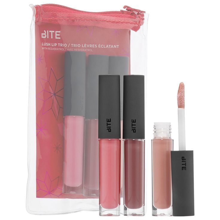 Bite Beauty Lush Fruit Lip Gloss In Cocoa And Apple Vampy Varnish