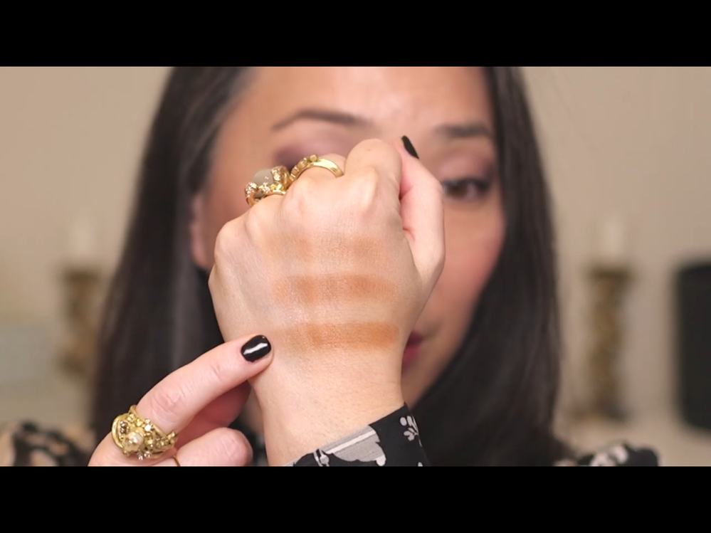 Bronzers top to bottom: Rose Cashmere, Moonlit Violet, Red Harness